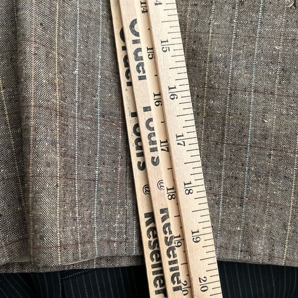 Union made  Vintage Size 10 Wool Jacket Fully Lined plaid Tan  Long Sleeve - Picture 12 of 12